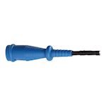 Jaltest ronde female pin Ø 1,5 mm blauw
