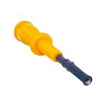 Jaltest ronde female pin Ø 1,5 mm geel