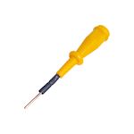 Jaltest ronde male pin Ø 1,5 mm geel