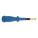 Jaltest ronde male pin Ø 3,5 mm blauw