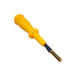 Jaltest ronde male pin Ø 3,5 mm geel