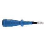 Jaltest ronde male pin Ø 4 mm blauw