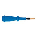 Jaltest ronde female pin Ø 2,5 mm blauw