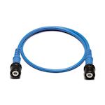 Pico geïsoleerde van BNC naar BNC kabel blauw - 0,5 m